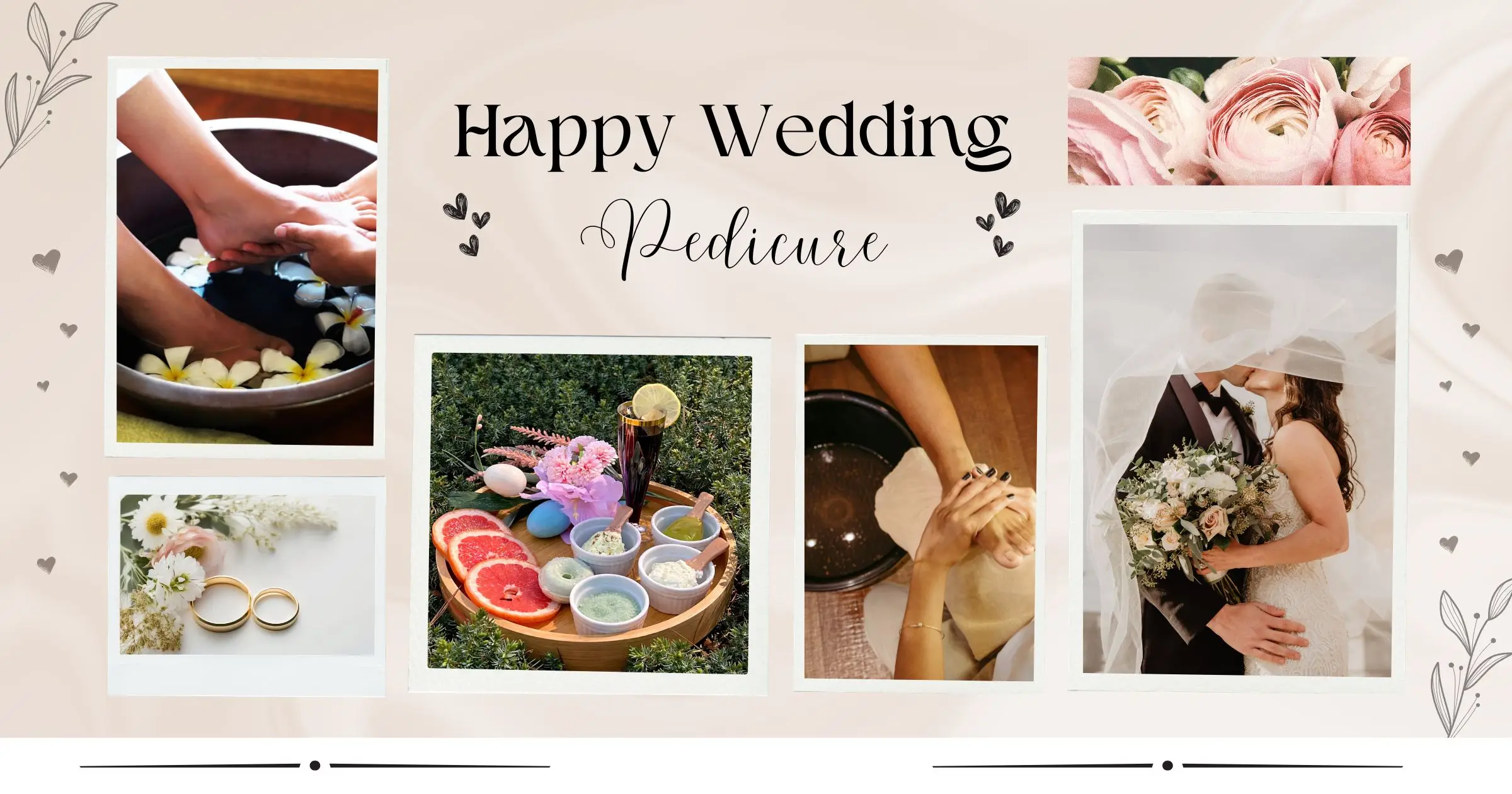 Two brides, two different pedicure outcomes