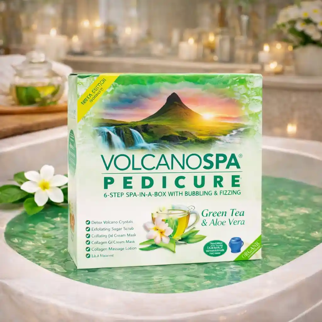 Green Tea and Aloe Vera Volcano Pedicure