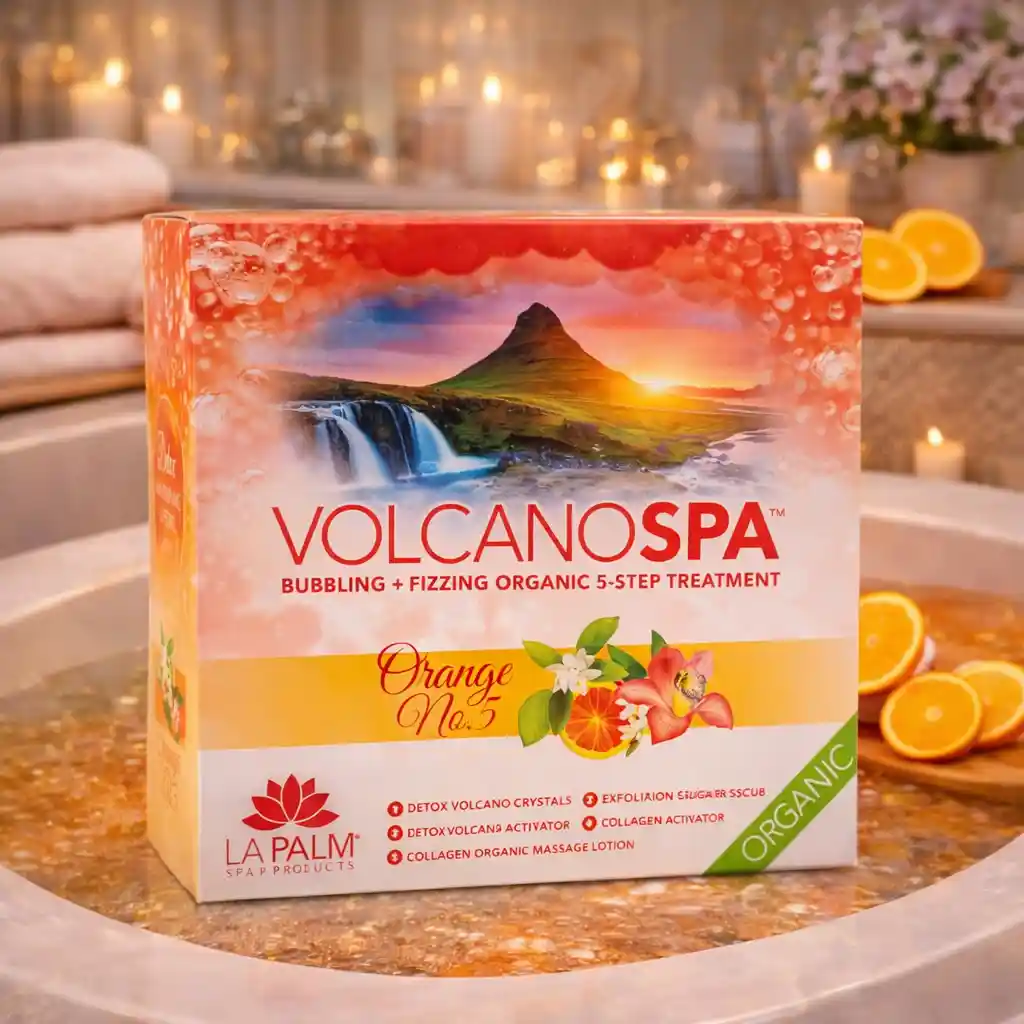 Orange No. 5 Volcano Pedicure