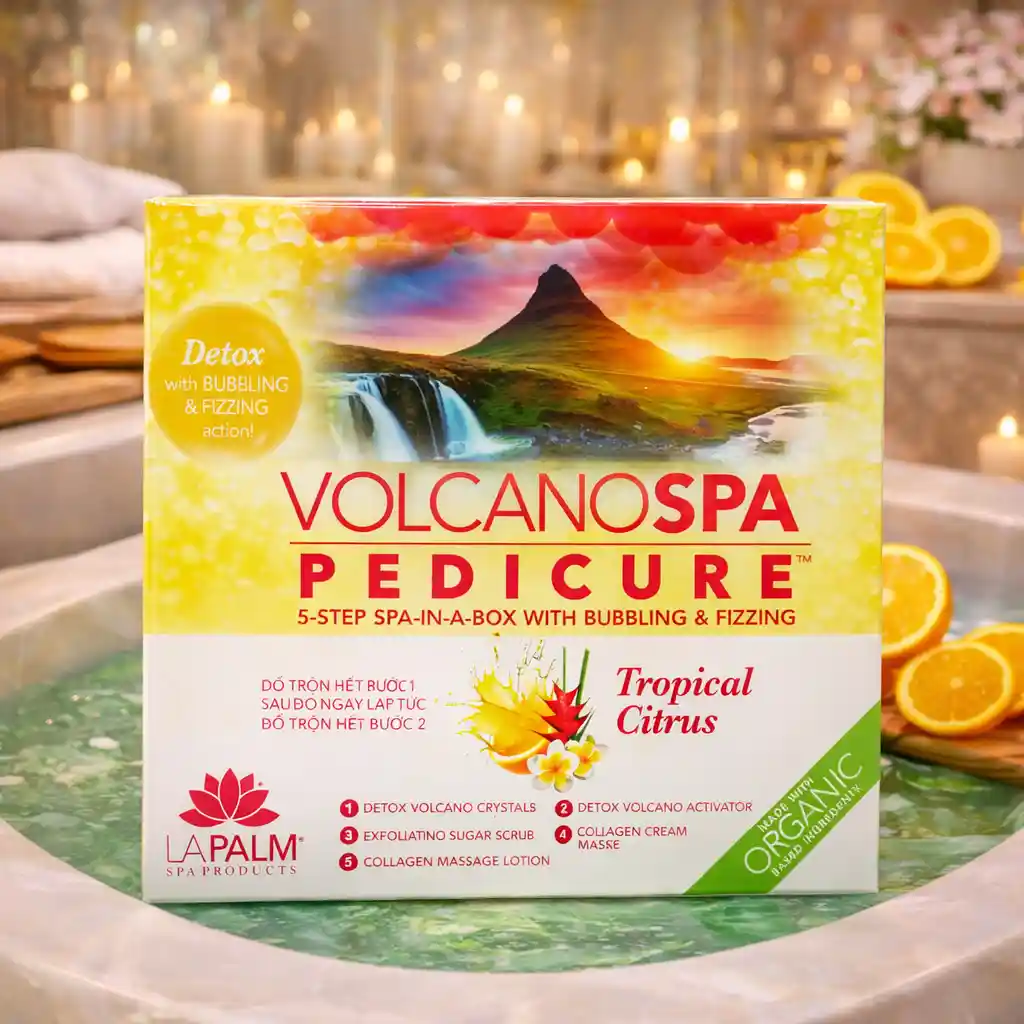 Tropical Citrus Volcano Pedicure